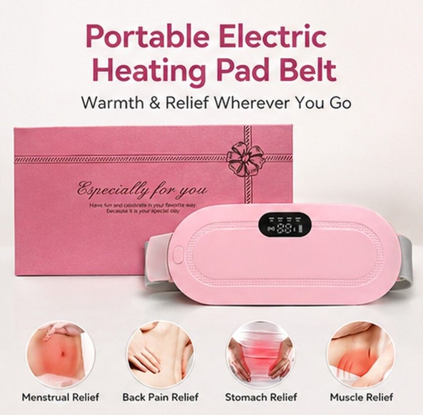sgg Electric Waist Portable Cordless Heating Pad for Women and Girl-picture-4