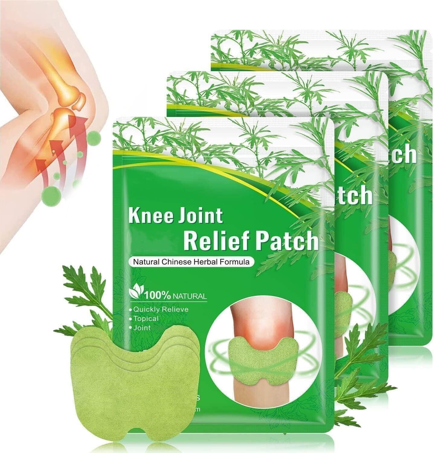 20 Pieces Herbal Knee Pain Relief Patches Arthritis Inflammation Patch Sticker Medicine Dispenser