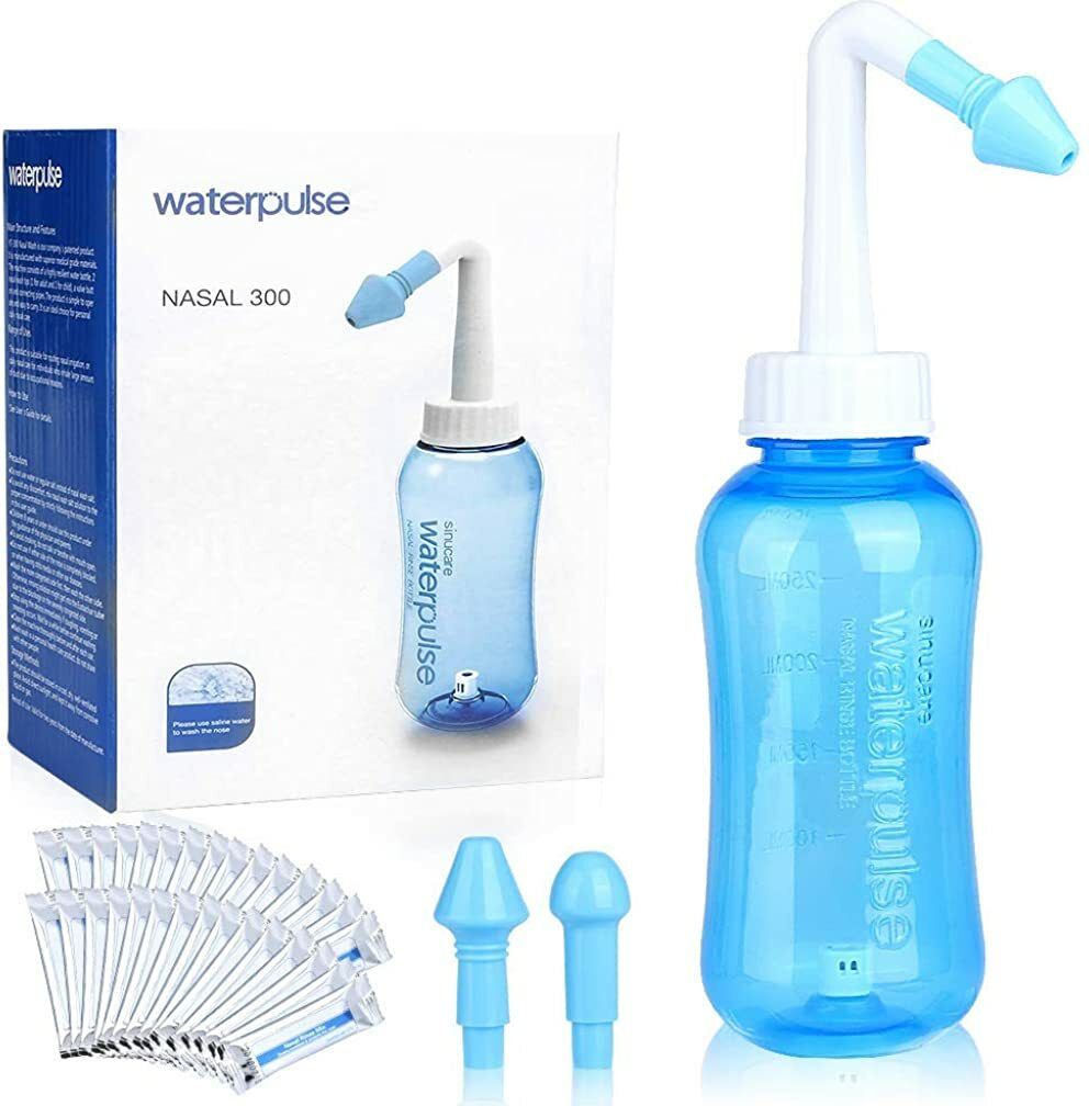 hasthip 300 ML Neti Pots for Sinus Nose Wash Cleaner Pressure Rinse Nasal Irrigation Manual Nasal Aspirator-picture-23
