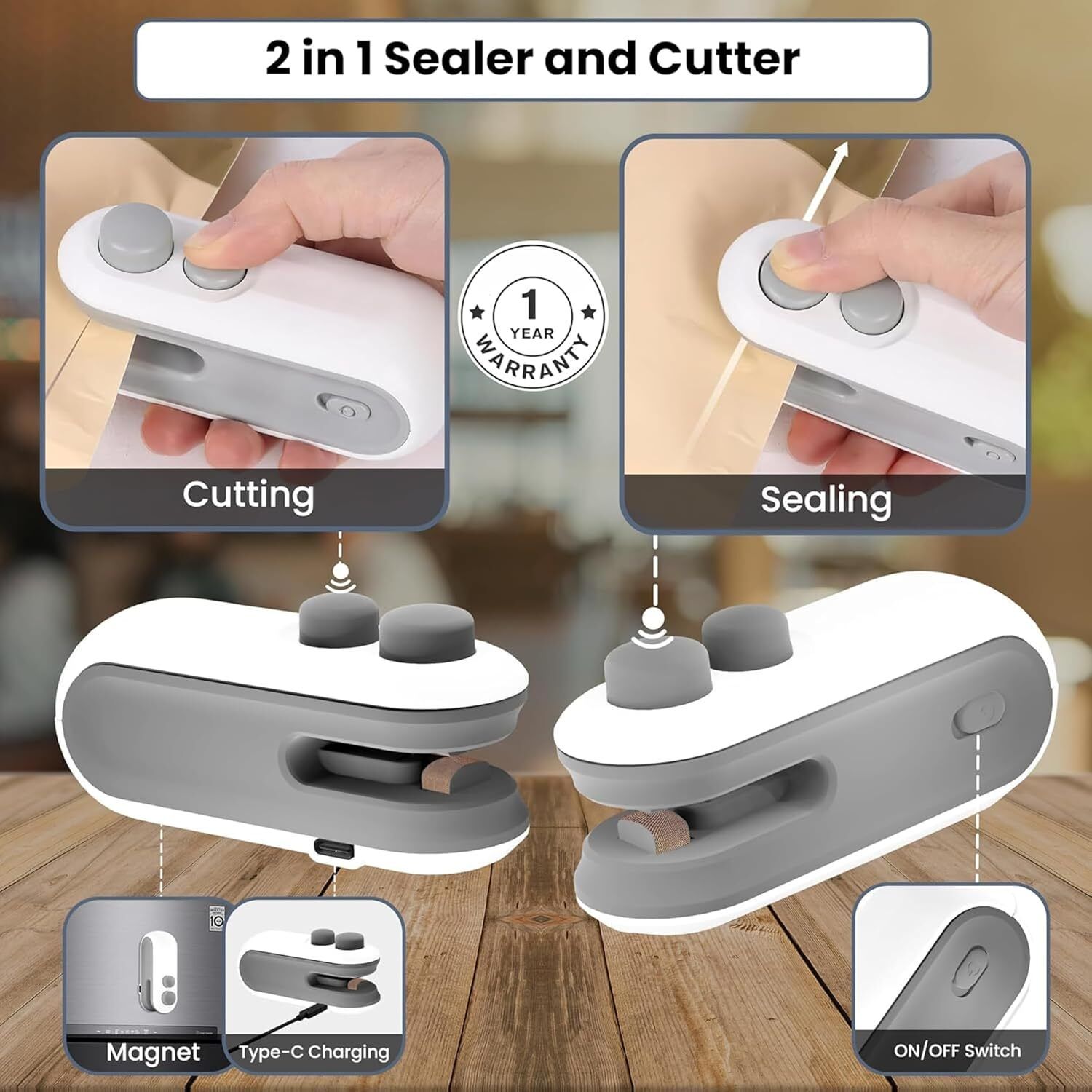 Mini Heat Sealer Machine for Food Packaging and Household Storage Hand Held Heat Sealer-image-12