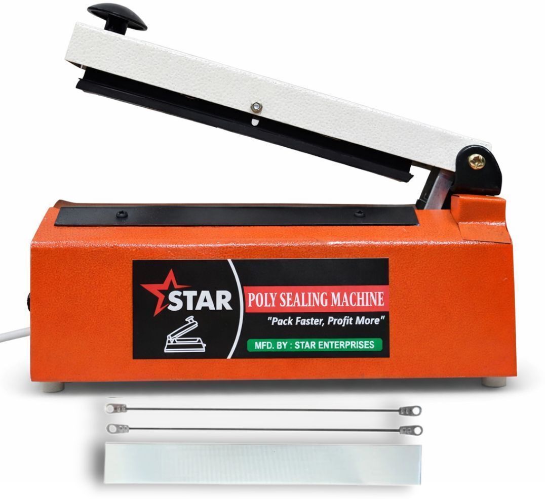 Star 8 Inch Poly Sealing Machine For Pepsi Pouch, Plastic Bag Packing Hand Held Heat Sealer-image-42