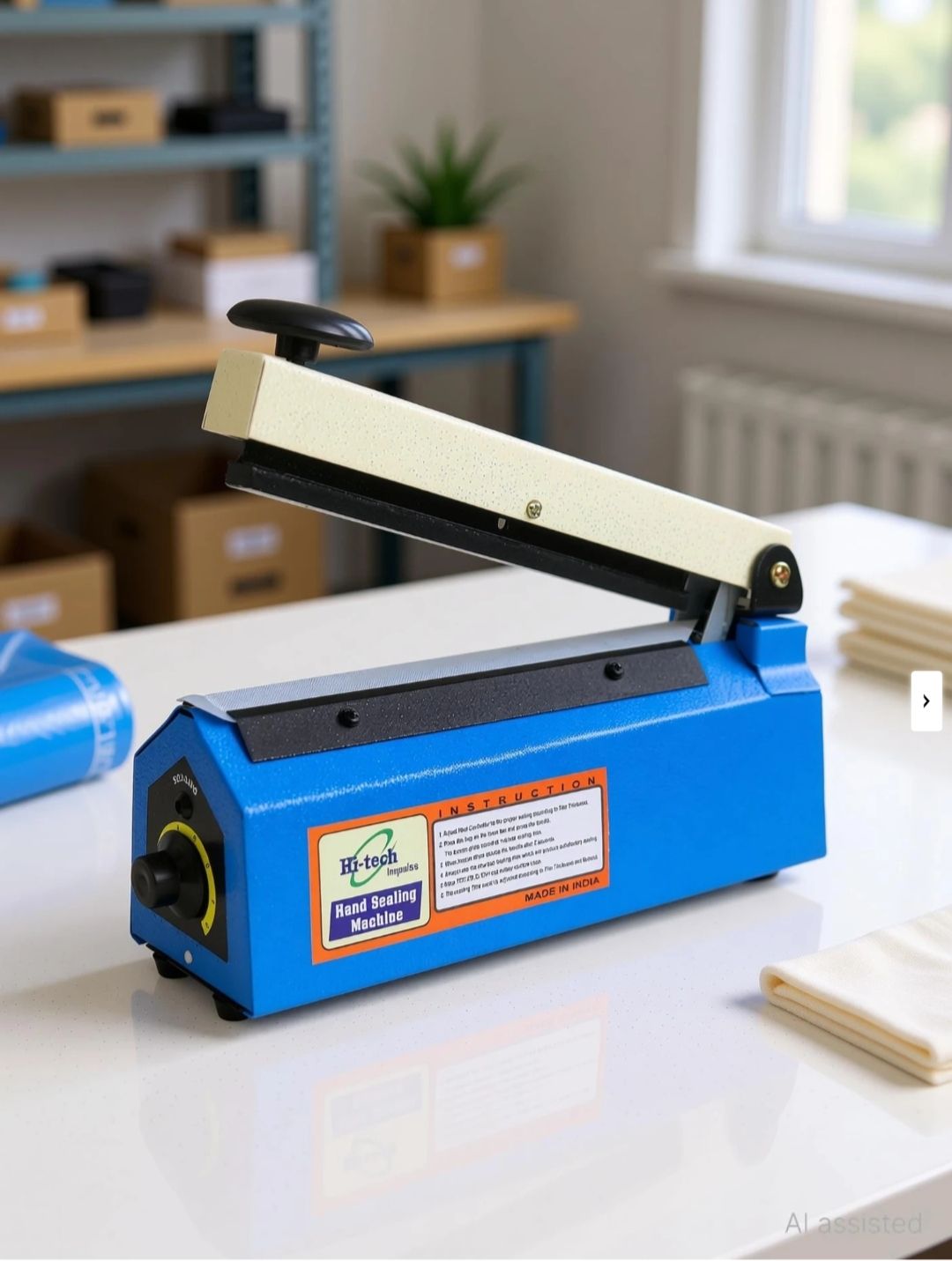 raksha enterprise Raksha 12 Inch Poly Sealing Machine pouch plastic Hand Held Heat Sealer-picture-37