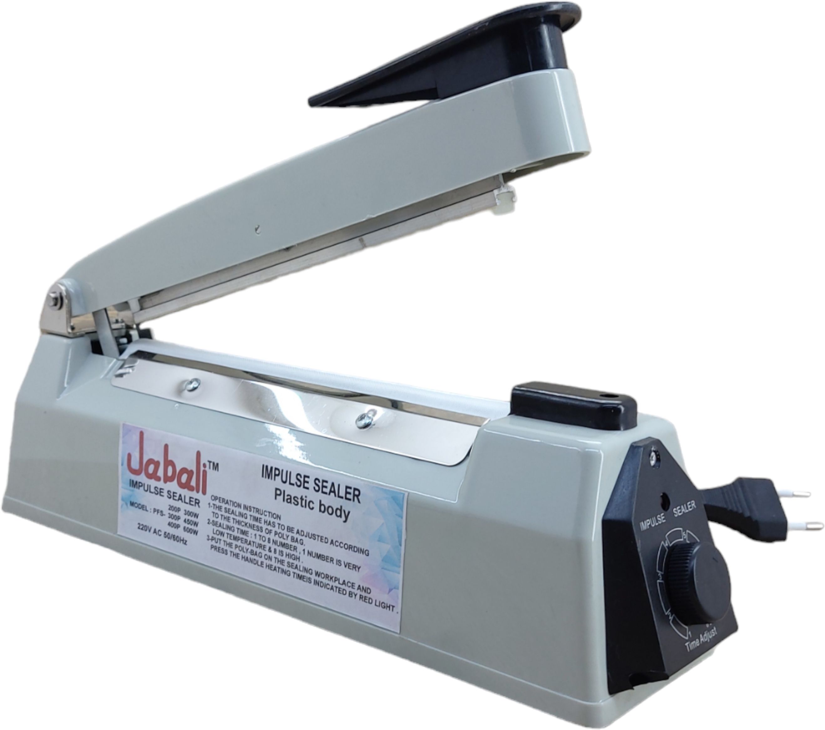 Impulse Sealer 8 INCH 200 M.M heat sealer/Impulse sealer for plastic pouch & bag Table Top Heat Sealer-image-35