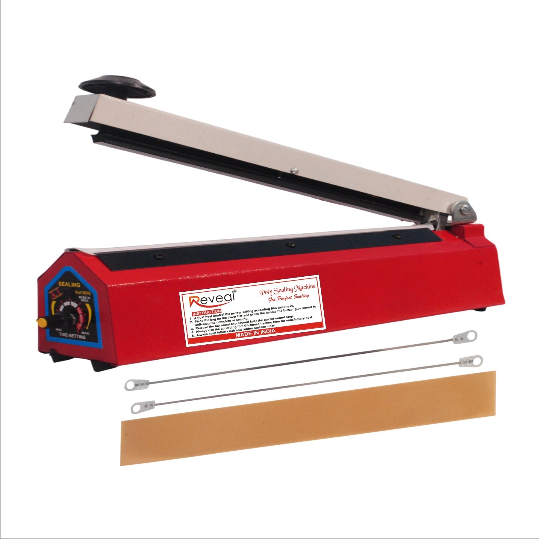 10 Inch, Hand Sealer, Heat Sealer, Poly Sealing Machine , Impulse Sealer Table Top Heat Sealer-image-3