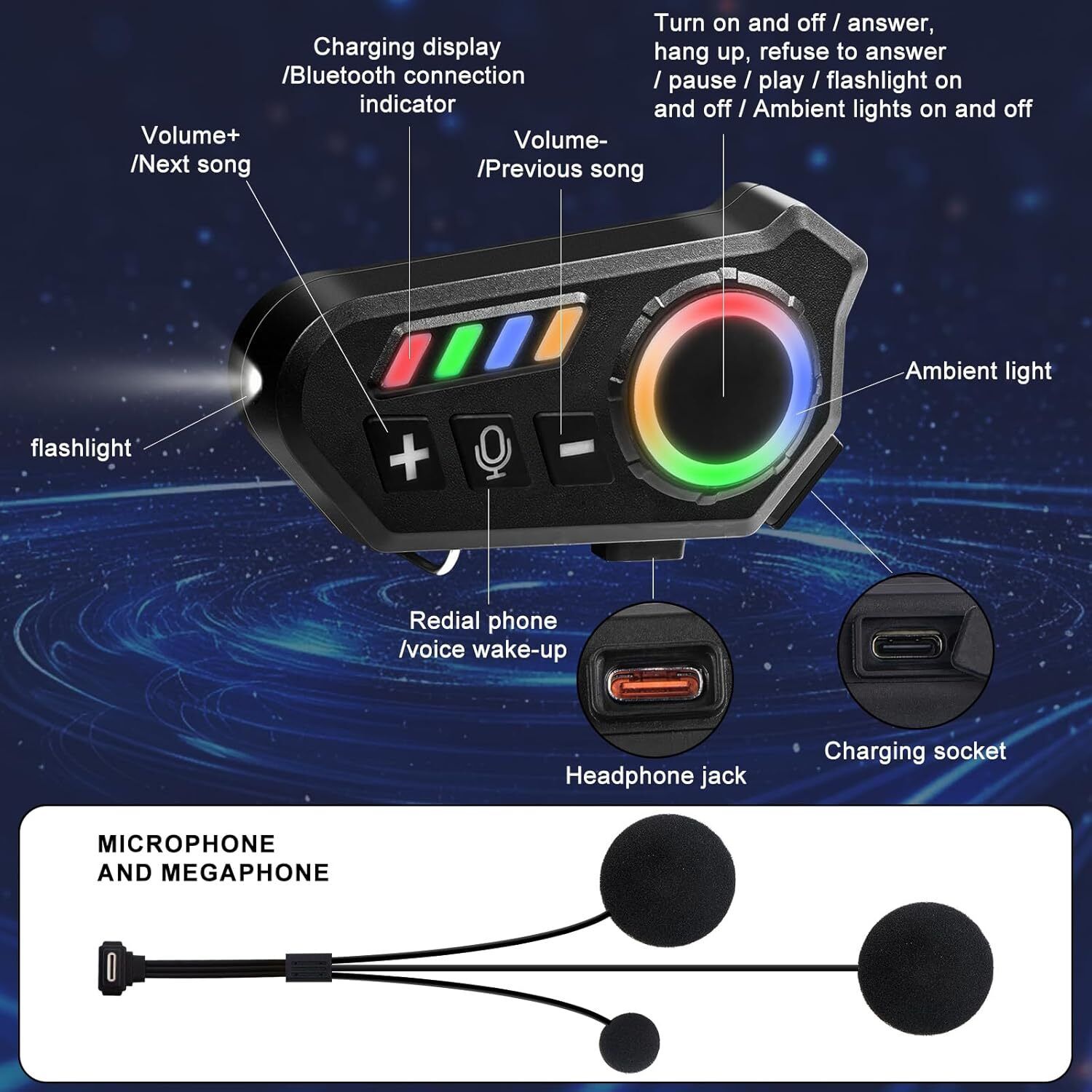 FITRIC K06 SMART HELMET BLUETOOTH Helmet bluetooth device with Microphone, Voice Assist, Hands Free Calling, Earphone-image-25