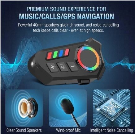 samipna Bluetooth 5.4,Noise-Cancel Mic,Waterproof, Hands-Free Calls k06 Smart Headphones-image-4