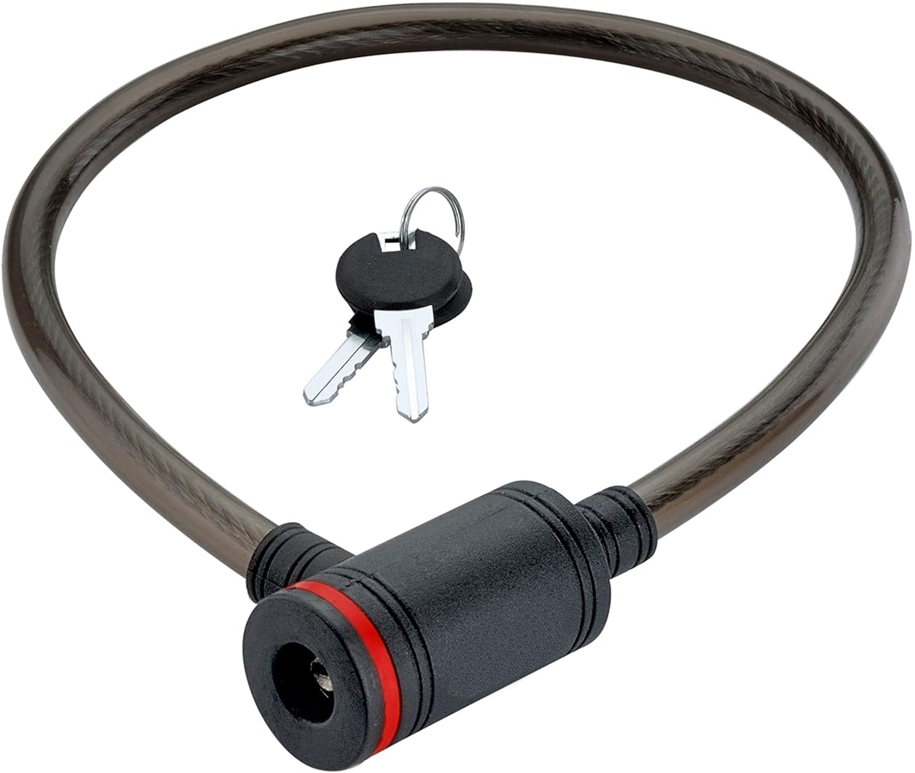 Bike Lock | Cable Locks | Cycle Lock | Helmets or Scooters (Pack of 1) Bicycle Lock-image-37