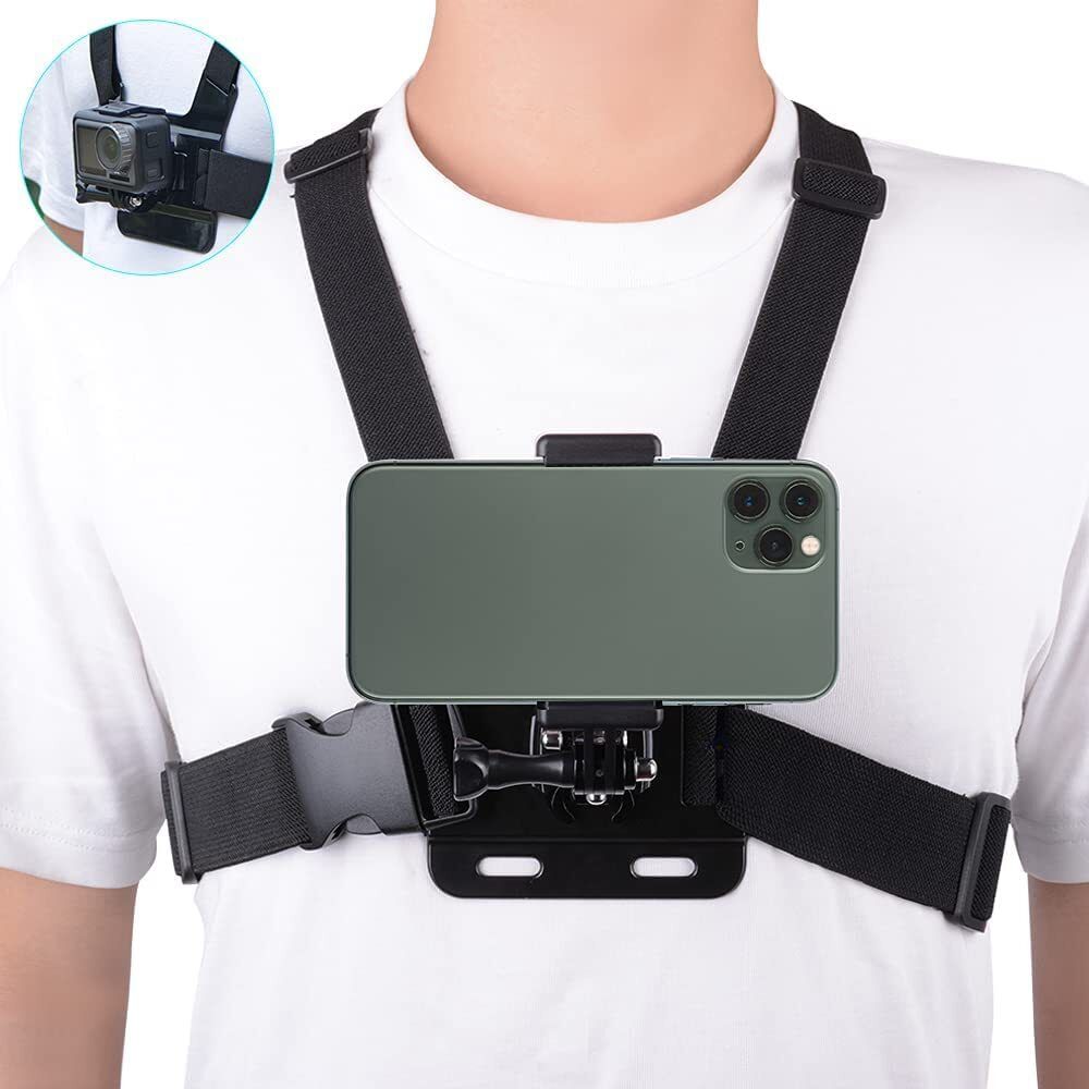Xydrozen Chest Harness Chest Support for Action Cam and Mobile Phone-sfd Strap-image-31
