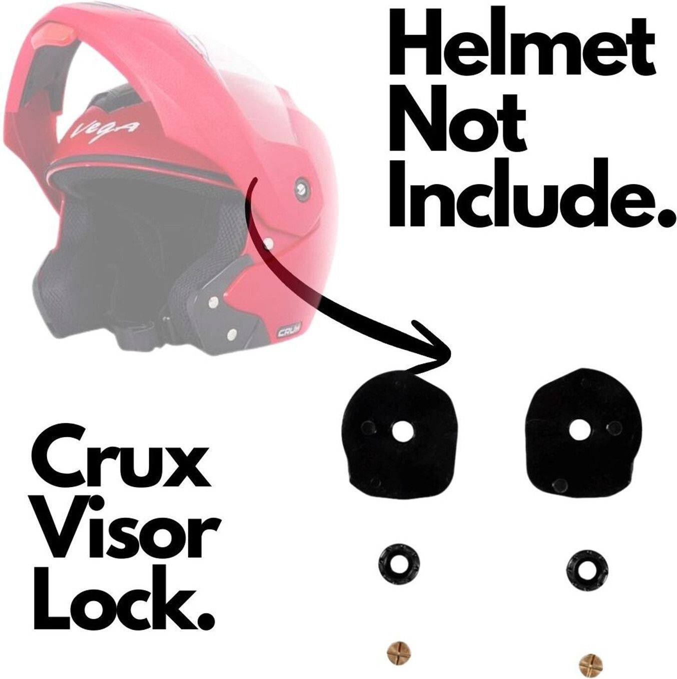 Visor Lock For Vega Crux helmet Helmet Visor-image-1