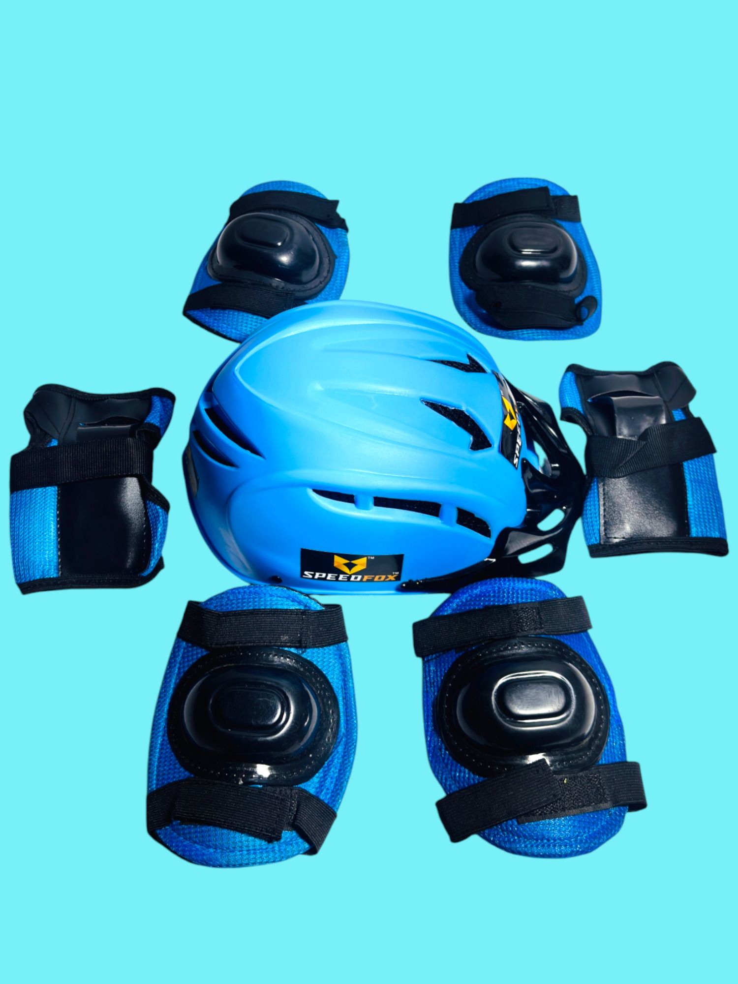 Ultimate Protective Gear for kids– Helmet, Knee Pads, Elbow Pads & Wrist Guards Cycling Kit
