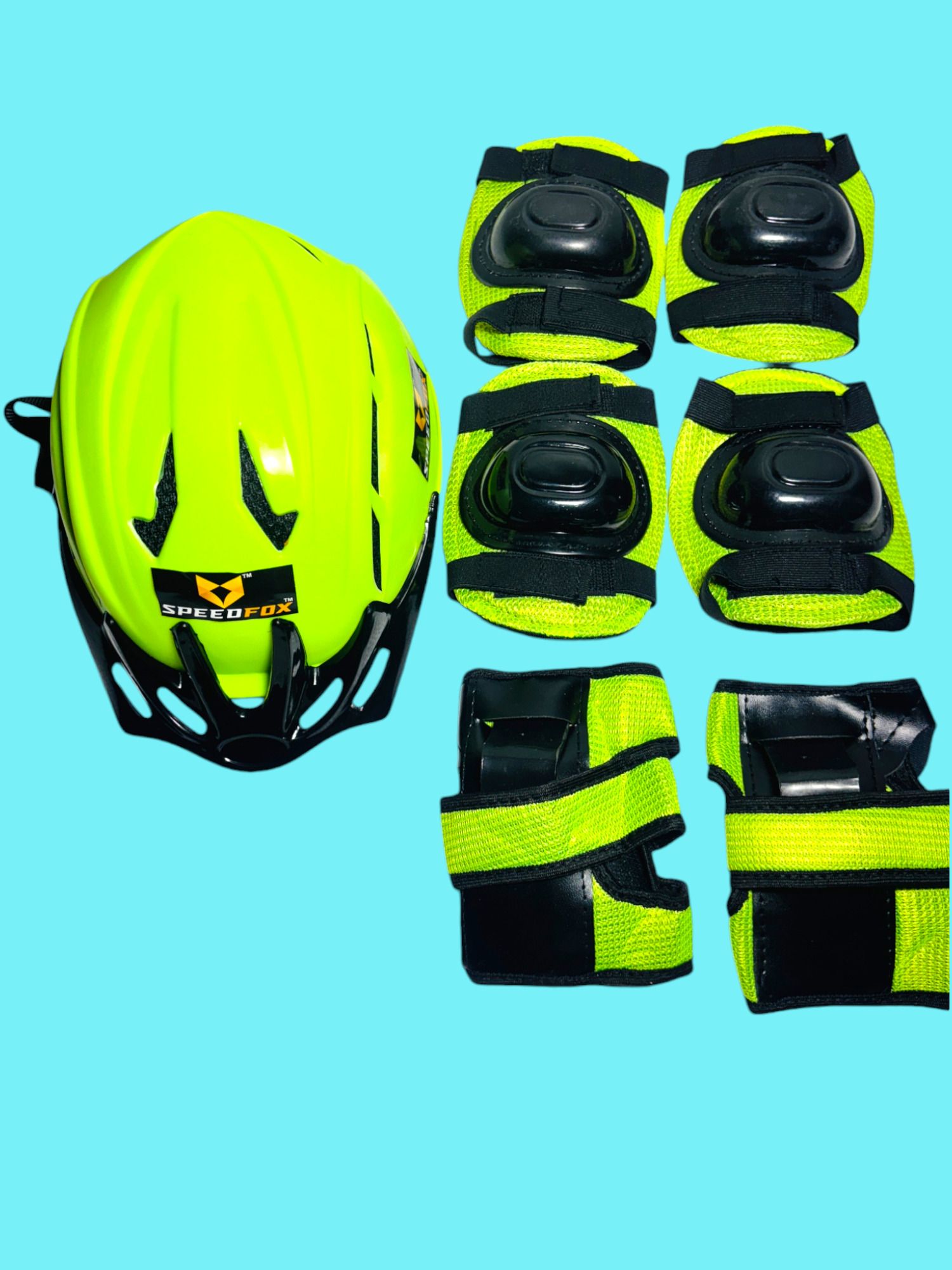 Ultimate Protective Gear for kids– Helmet, Knee Pads, Elbow Pads & Wrist Guards Cycling Kit