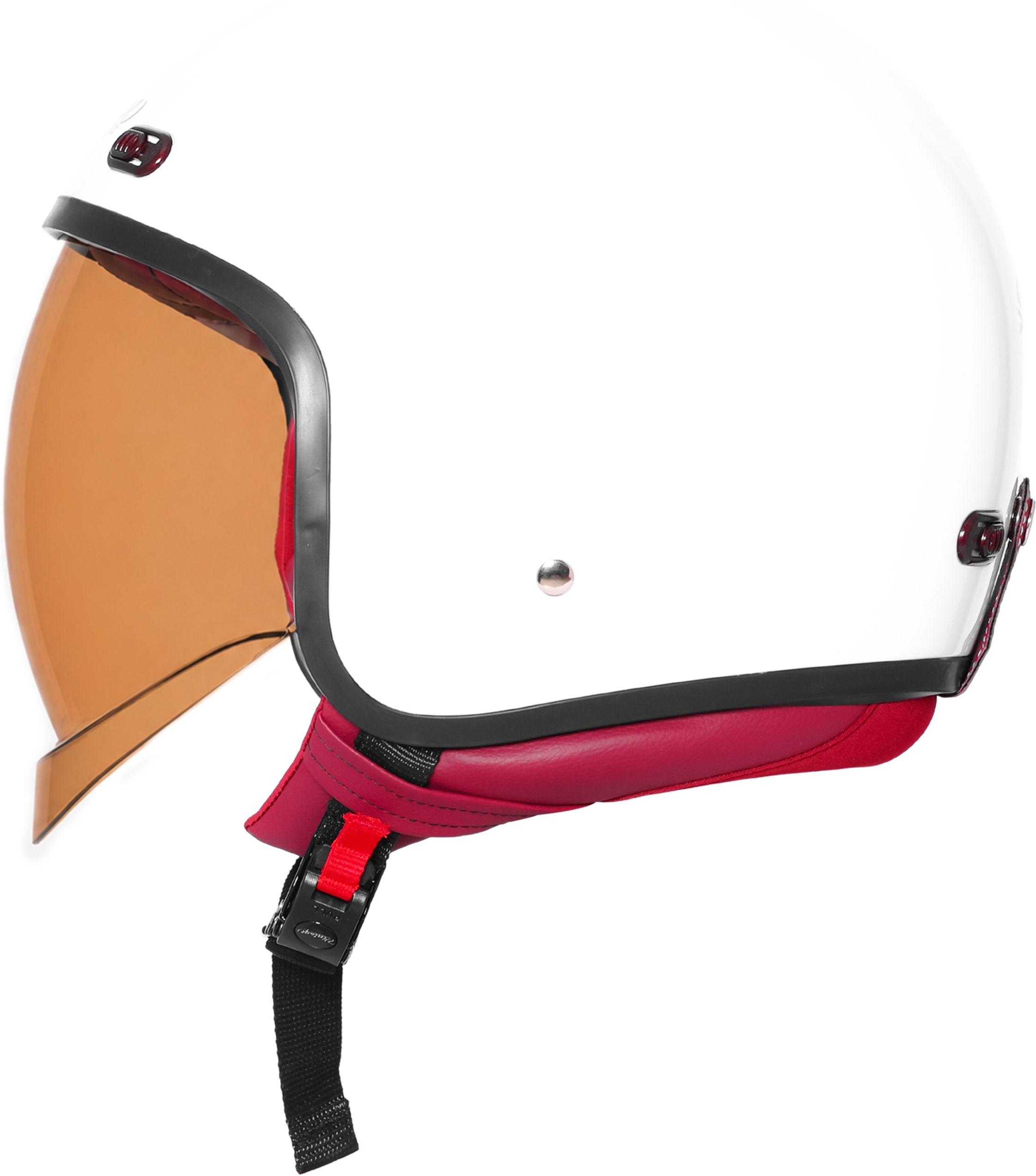 steelbird SBH 67 Retro 5.0 ISI and Dot Certified Open Face Motorbike Helmet Motorbike Helmet-picture-30