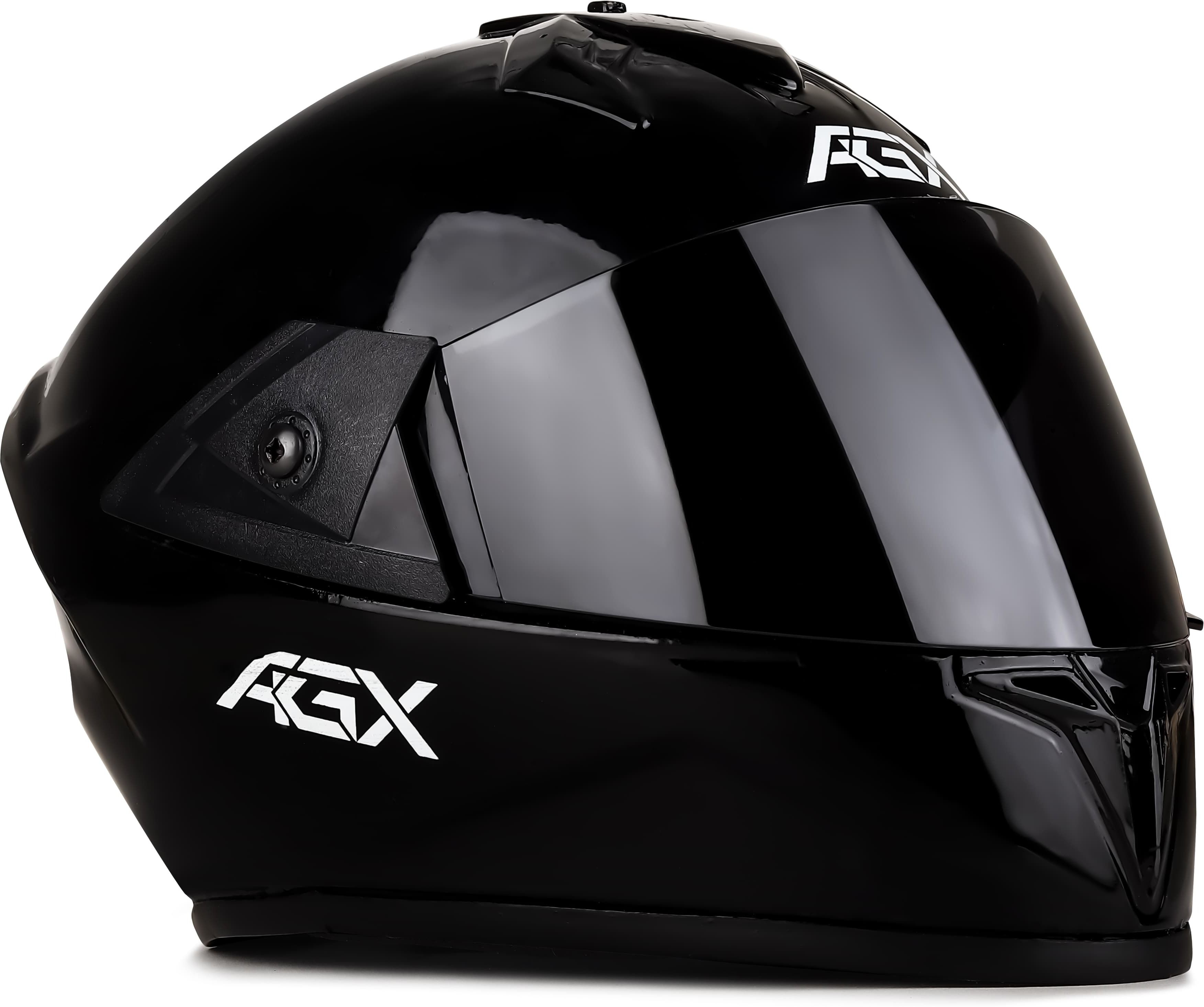 Fighter with Anti UV Unbreakable Black Visor ABS Material Unisex Motorbike Helmet-image-43