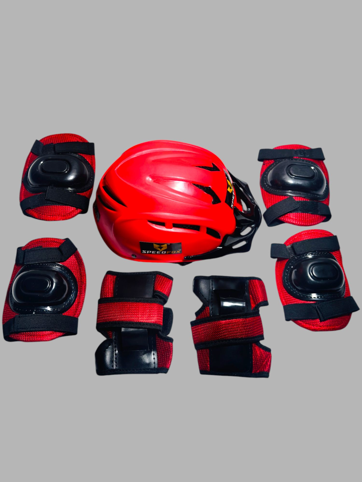 houseofcommon cycling protection kit for kids– Helmet, Knee Pads, Elbow Pads & Wrist Guards Cycling Kit-picture-49