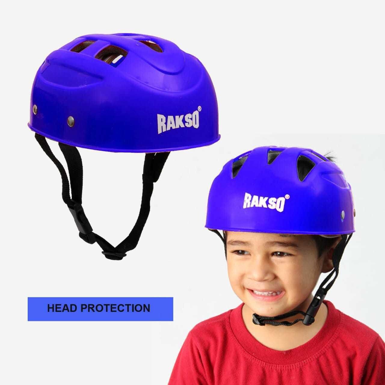 rakso kids Multipurpose Sports Helmet ForSkating,Cycling Adjustable Straps Helmet blue Cycling Helmet-picture-28