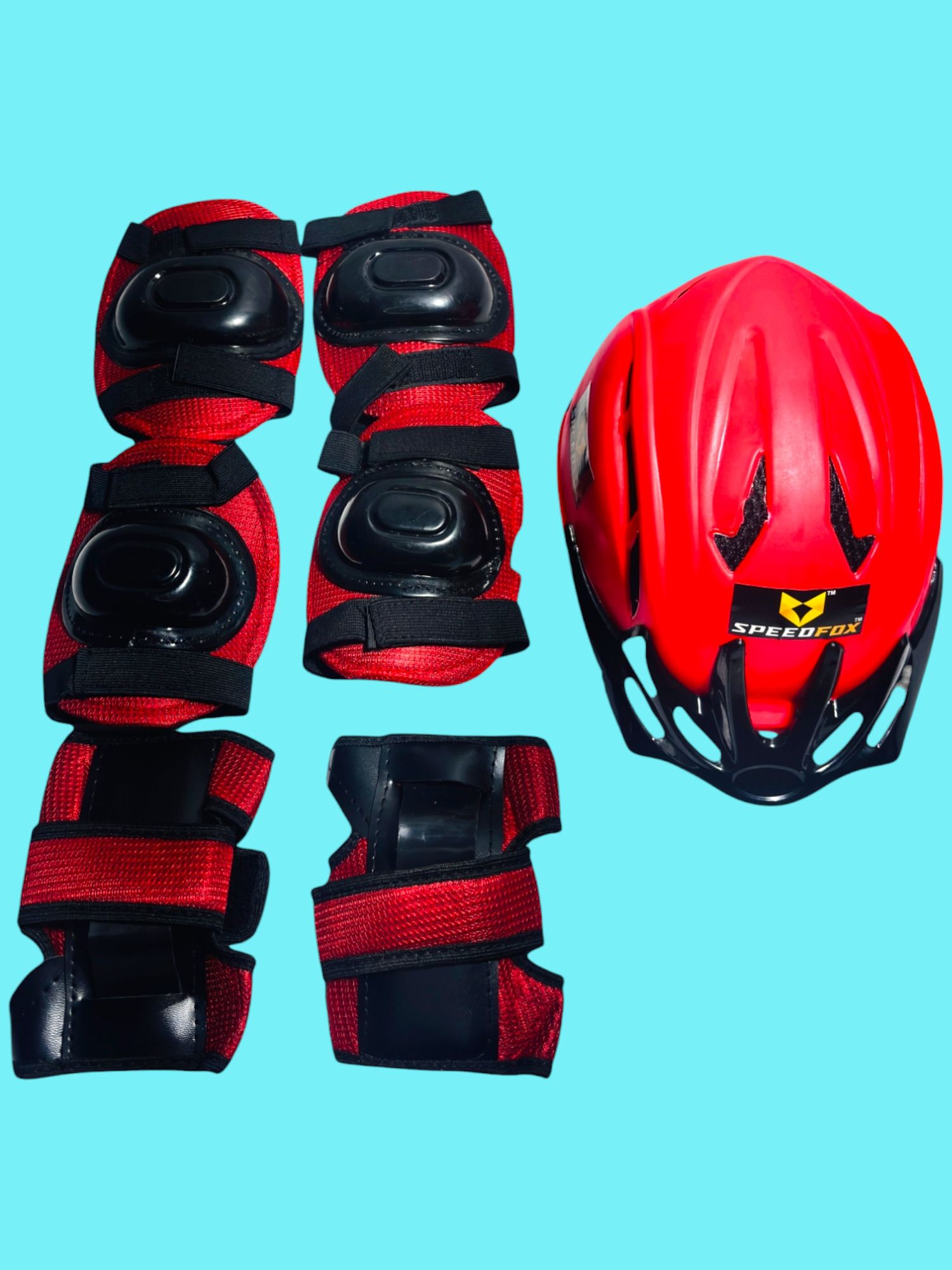 Ultimate Protective Gear for kids– Helmet, Knee Pads, Elbow Pads & Wrist Guards Cycling Kit