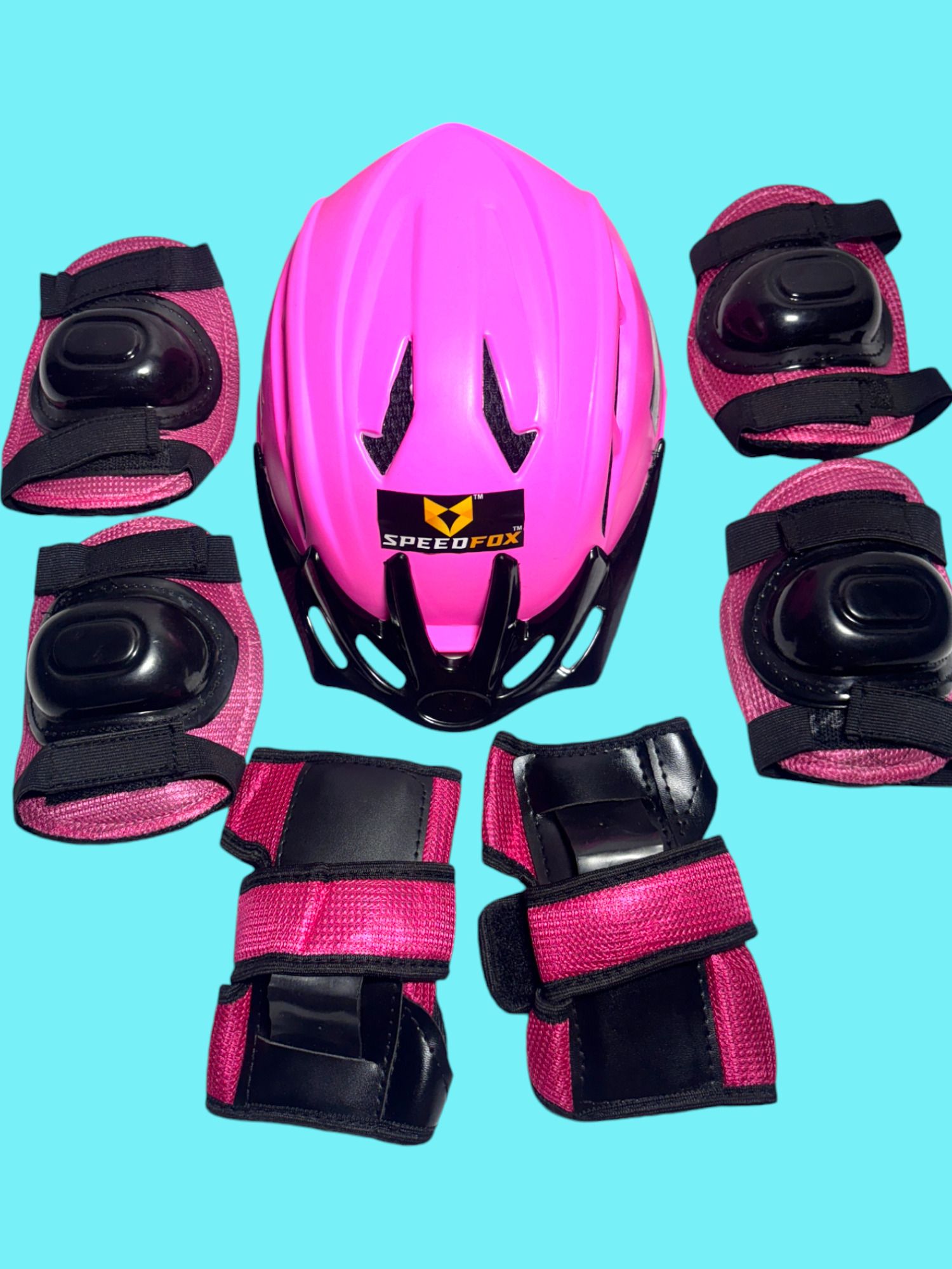 speedfox Ultimate Protective Gear for kids– Helmet, Knee Pads, Elbow Pads & Wrist Guards Cycling Kit-picture-16