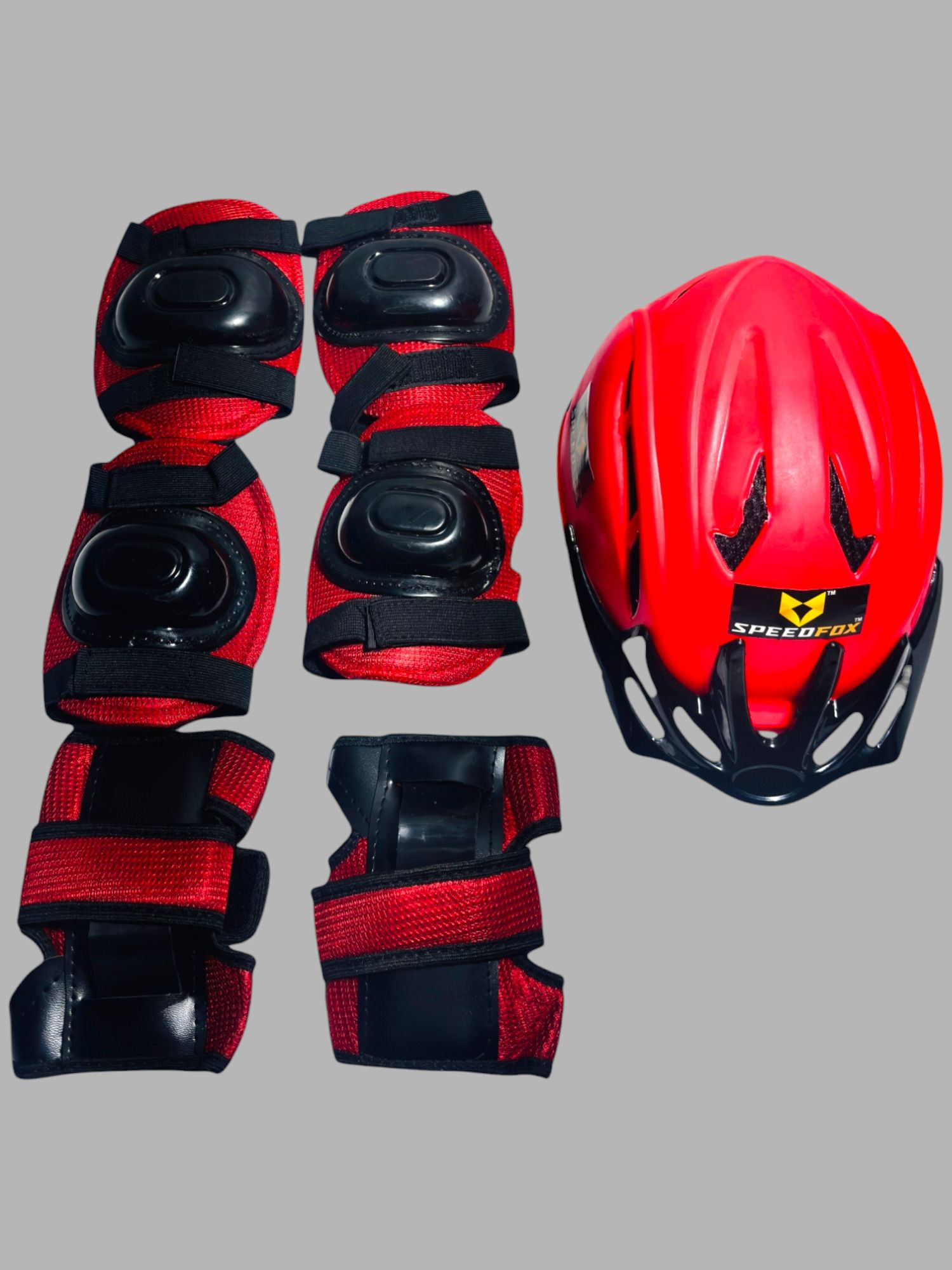 Kids Safety helmet Set Kit for 4-12 Yrs Skating kit & Cycling kit stylish color Skating Kit-image-23