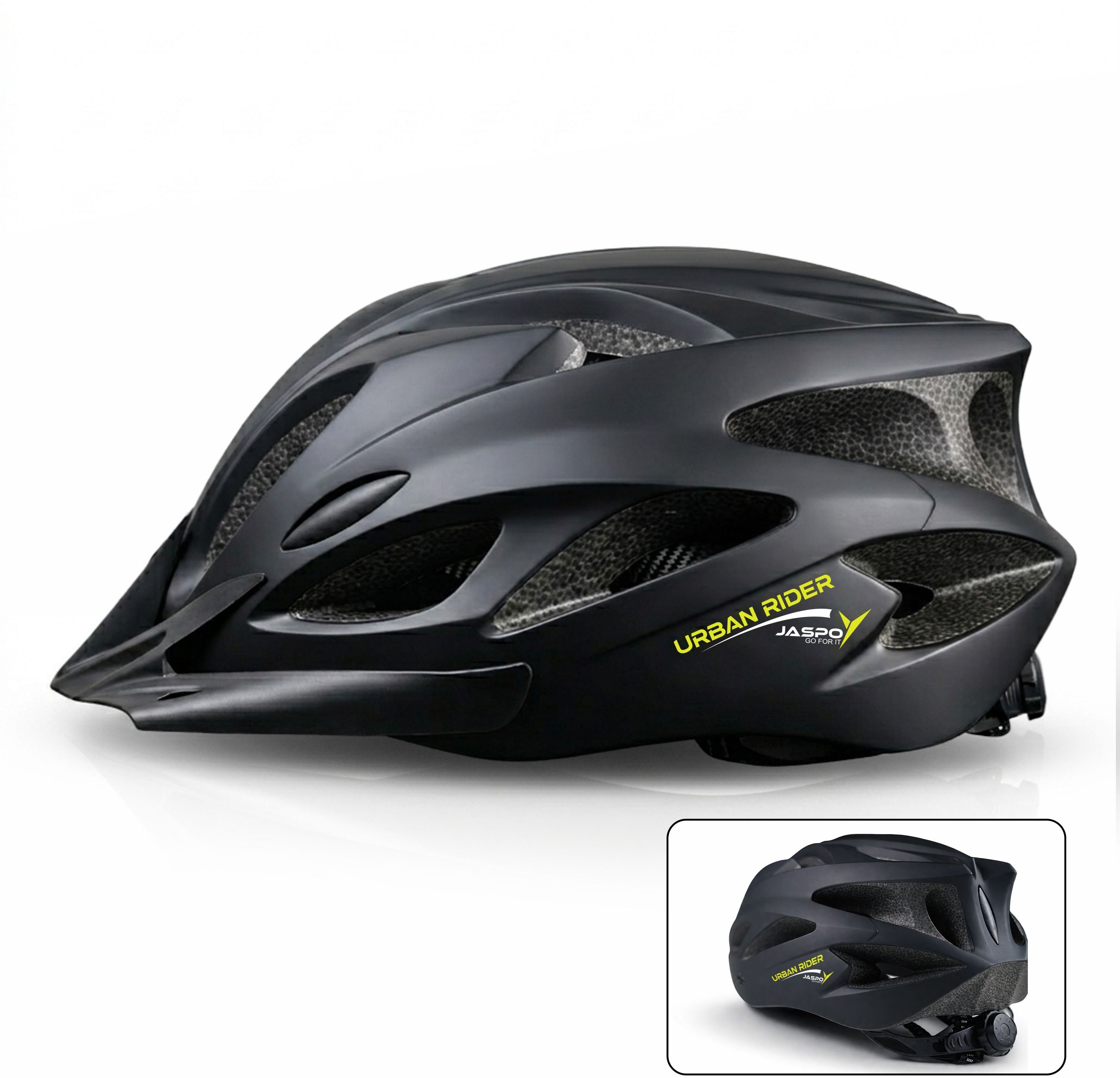 Urban Rider Cycling Helmet for Men&Women |Detachable Visor |Adjustable (58-63cm) Cycling Helmet-image-3