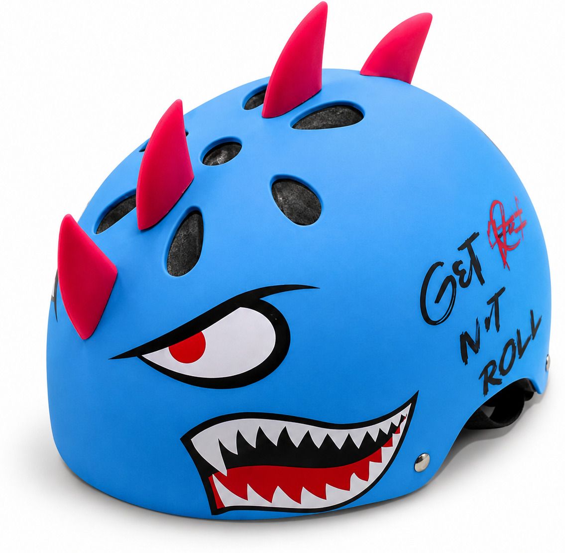 Blue Shark Helmet for Boys & Girls(4–10 Years)Kid Helmet Cycling, Skating Cycling Helmet-image-43