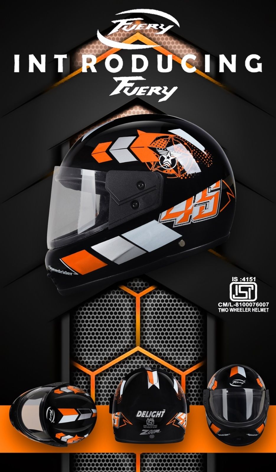 orange color unisex helmet Cycling Helmet-image-7