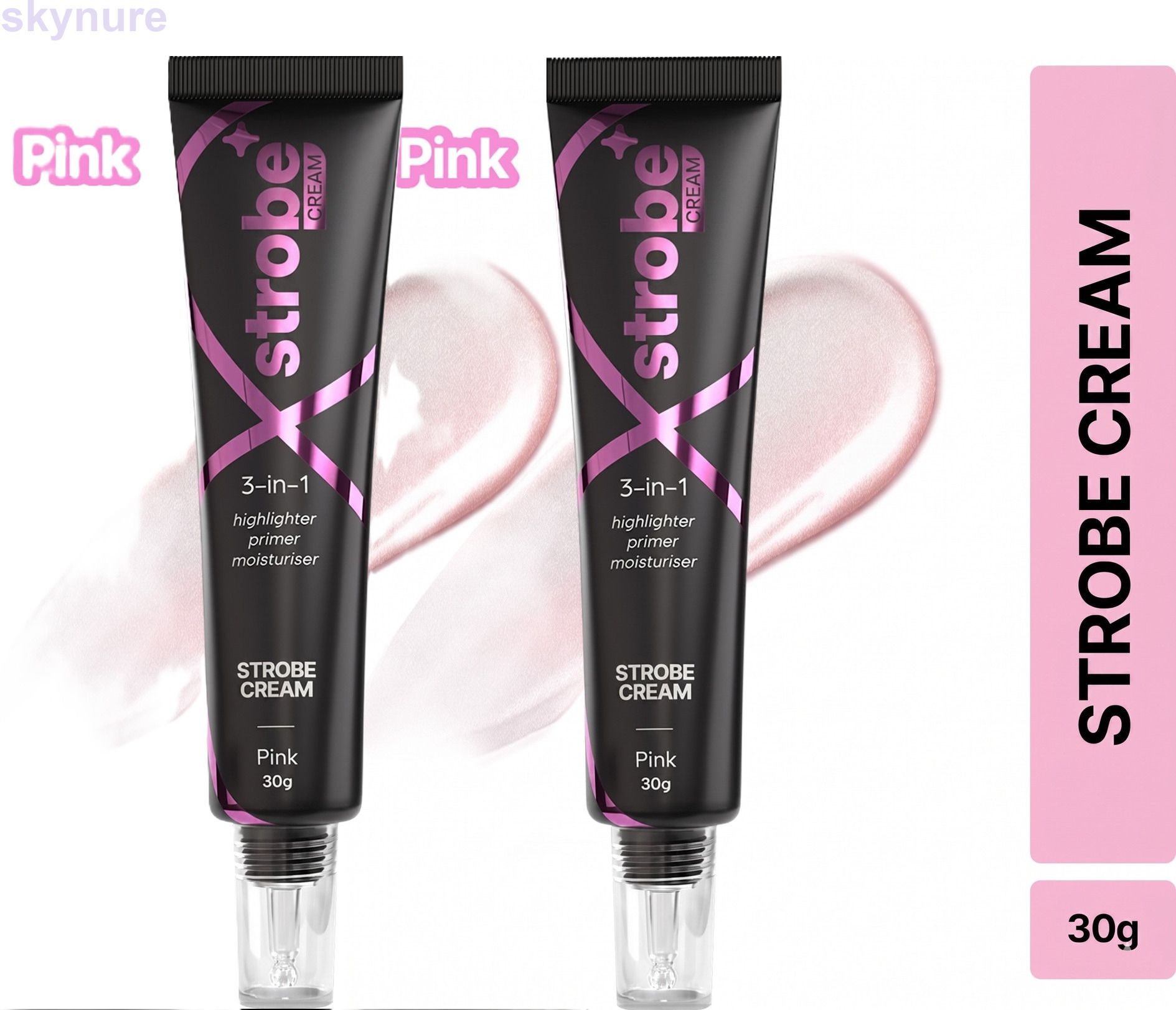 Strobe Cream Pink 30g Pack of 2 Glow Boost Primer Highlighter-image-41