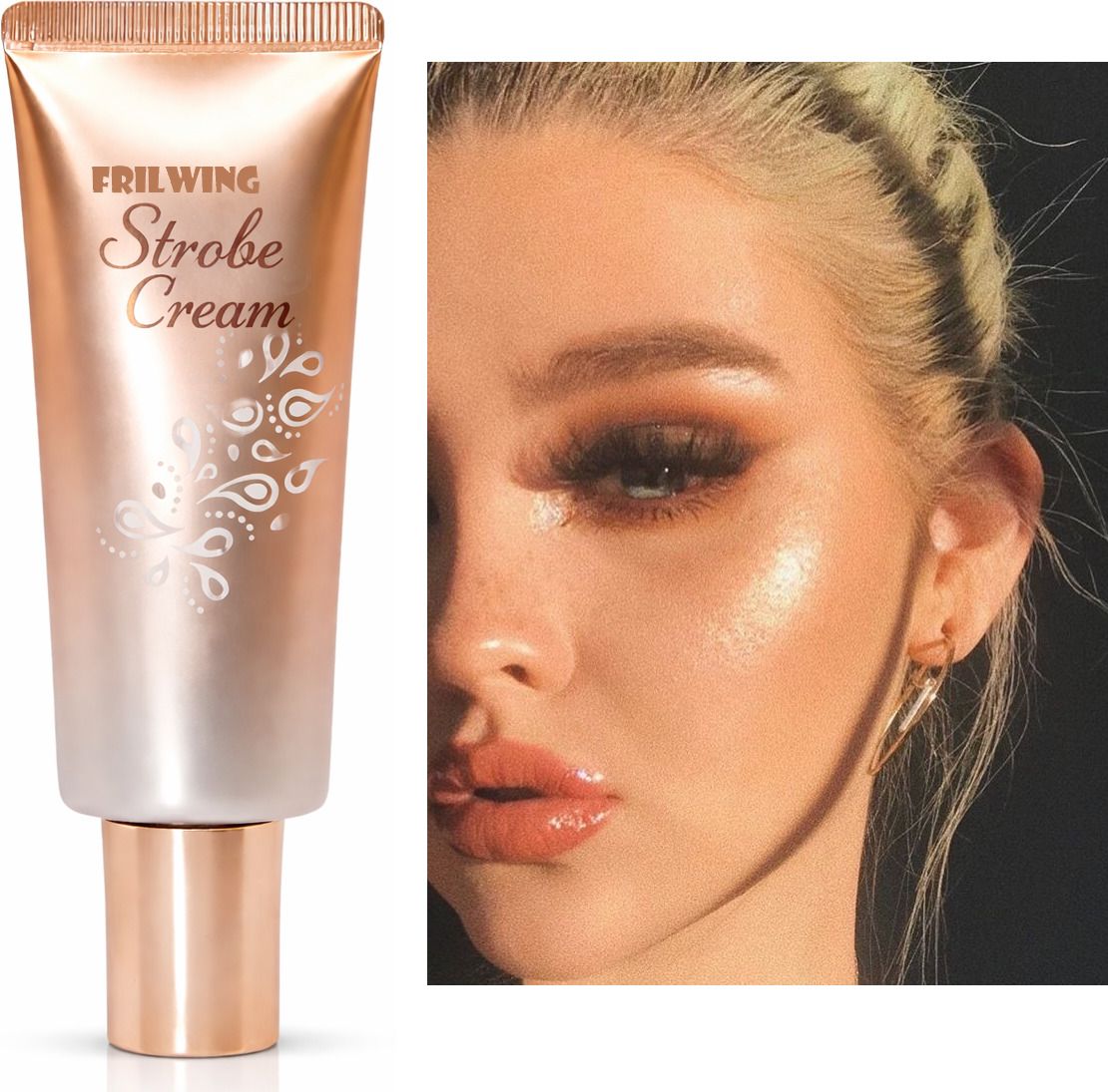 Golden Dewy Strobe Cream for Healthy Looking Glow Highlighter-image-45
