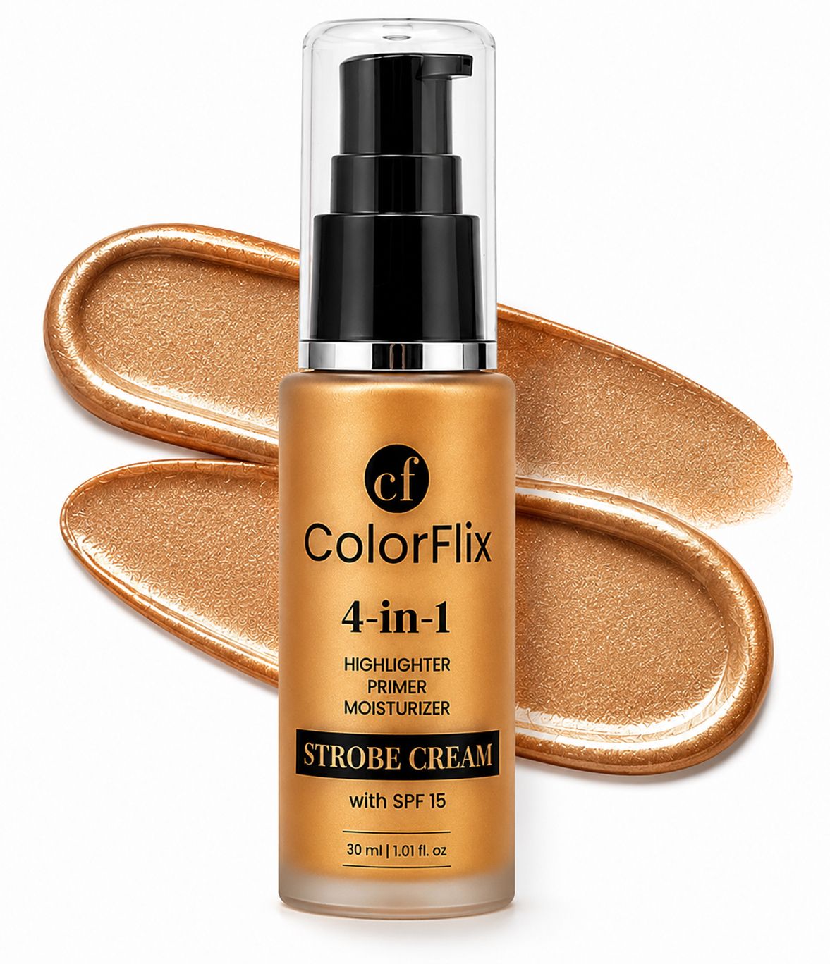 4-in-1 Strobe Cream for Face, Highlighter, Primer, Moisturizer & Illuminator Highlighter-image-4