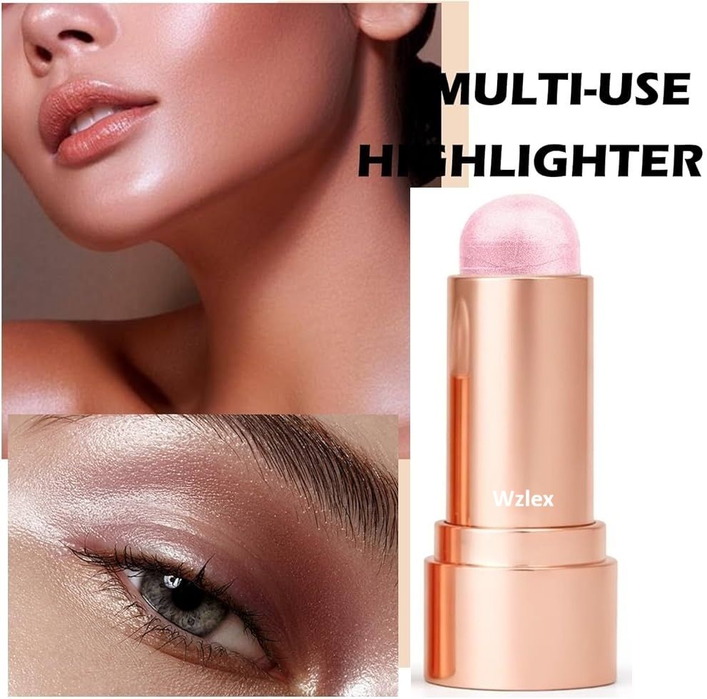 wzlex Cream Pink Highlighter for Smooth & Radiant Finish Highlighter-picture-16