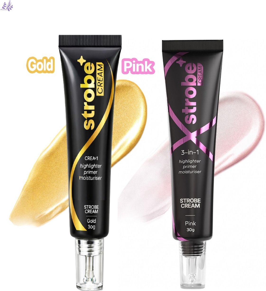 Strobe Cream Pink with Gold Hihglighter cream Moisturizing, Primer 31 Highlighter-image-32