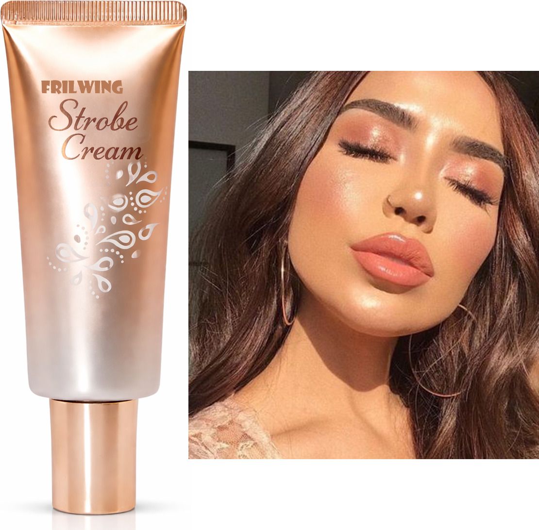 frilwing Highlighter Gold Strobe Cream for Face Glow Highlighter-picture-23