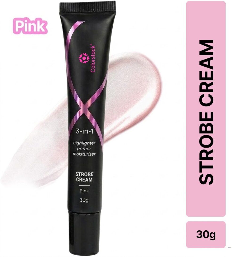 Strobe Cream Pink | For Hydrated Infused Face Base Highlighter-image-30