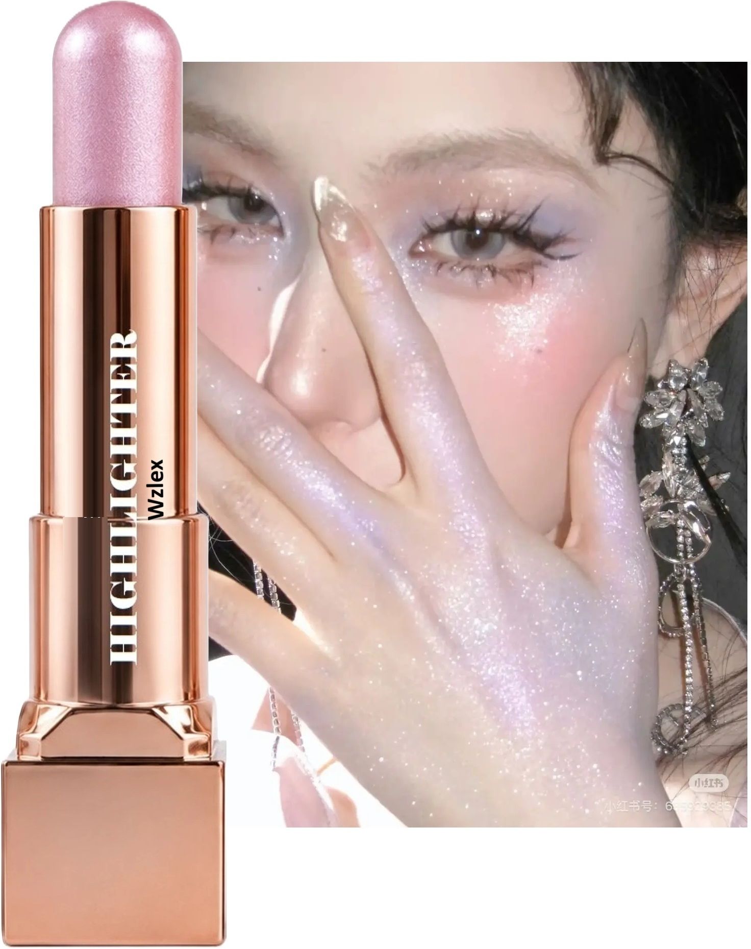 Korean Beauty Pink Glow Stick for Radiant Skin Highlighter-image-23