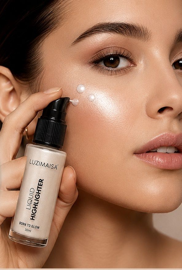 Sliver Pearl White Shimmer Glitter Highlighter for women-image-40