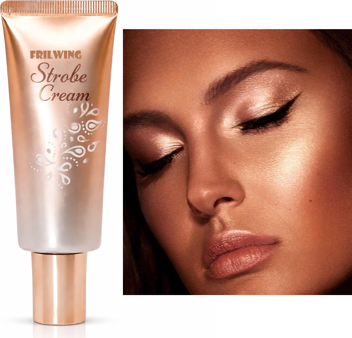 Golden Glow Strobe Cream for Radiant Makeup Finish Highlighter-image-46