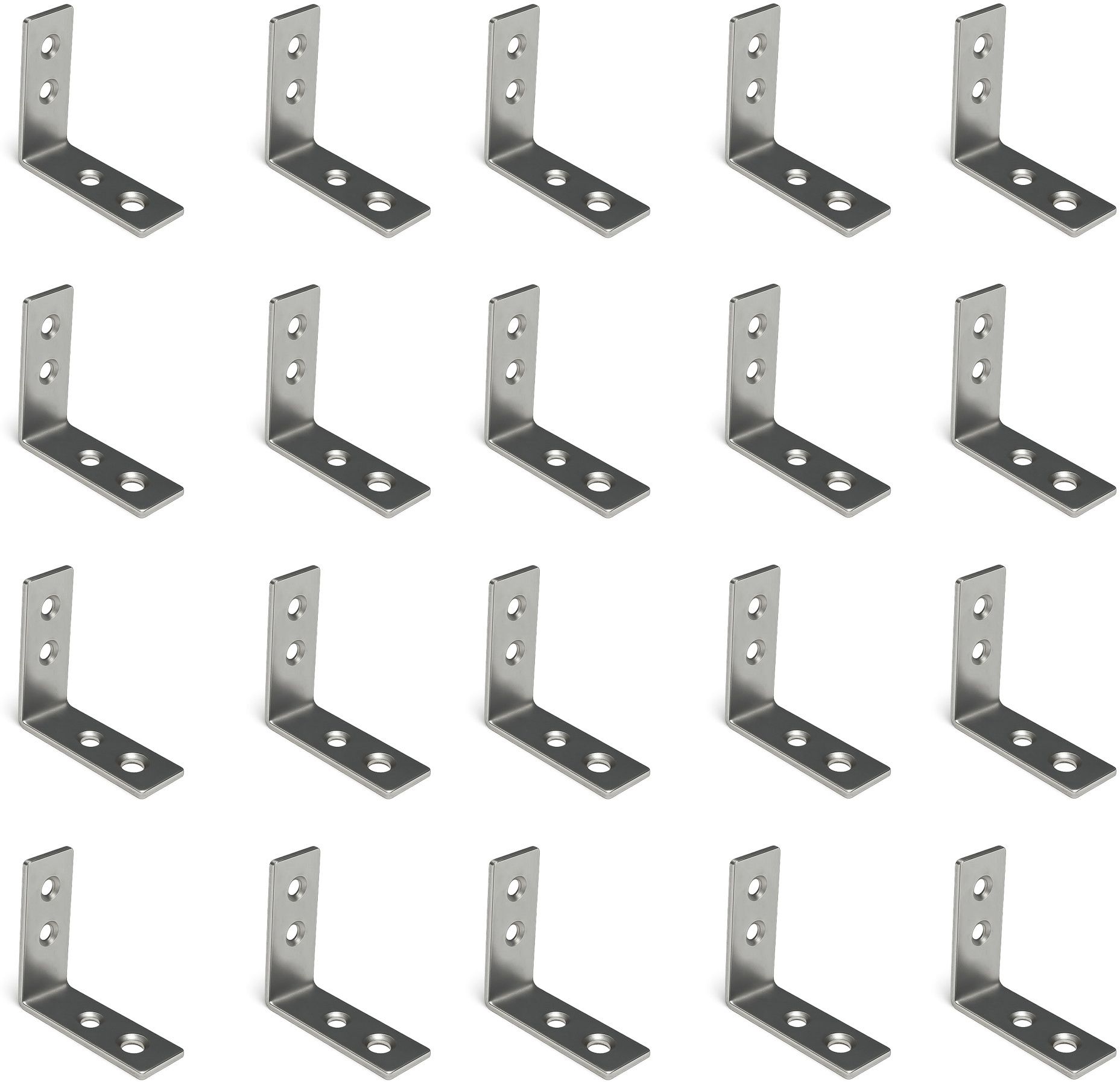 shelf bracket 2''Pack20pc 5cmx3cm Shelf Bracket Support Brackets with 2 Holes 5cmx3cm Shelf Bracket-image-37