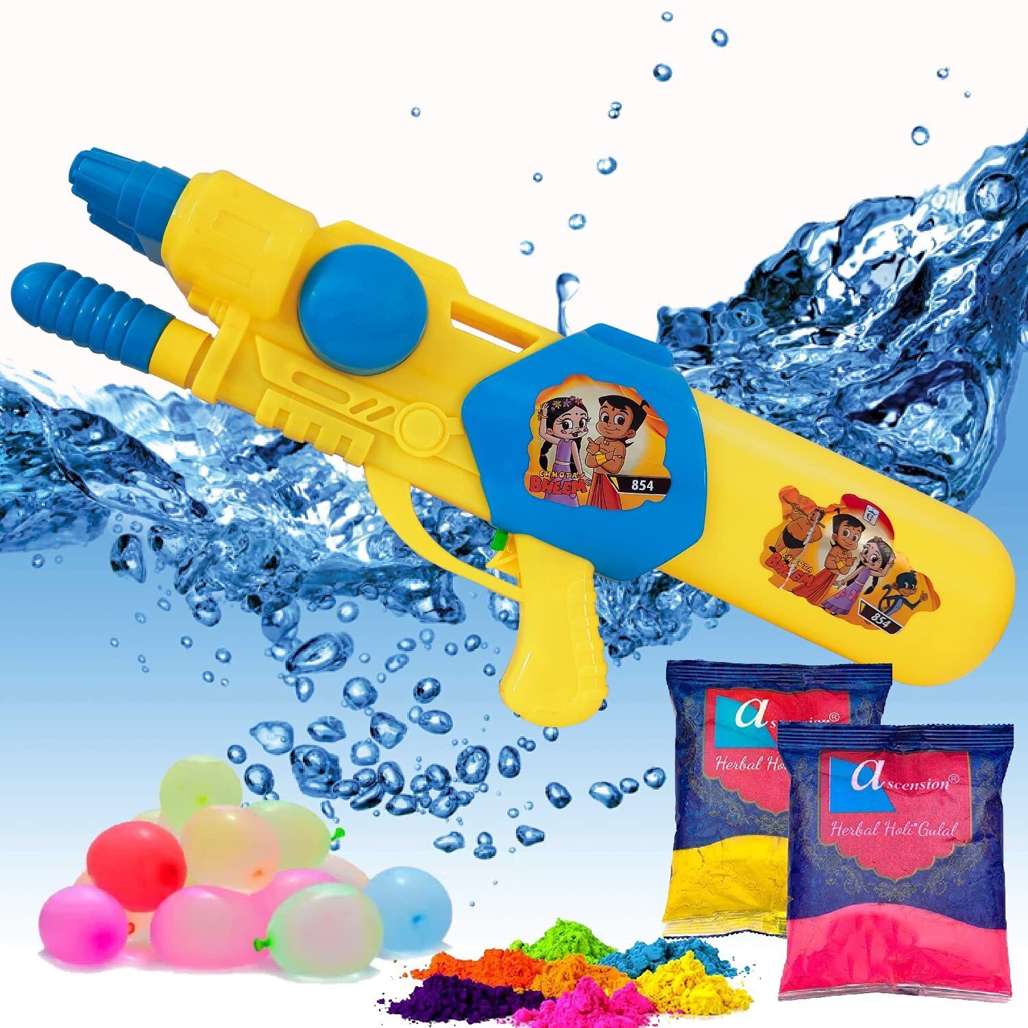 High Pressure Water Gun Pichkari Toy for Kids Boys Holi Gift Water Gun