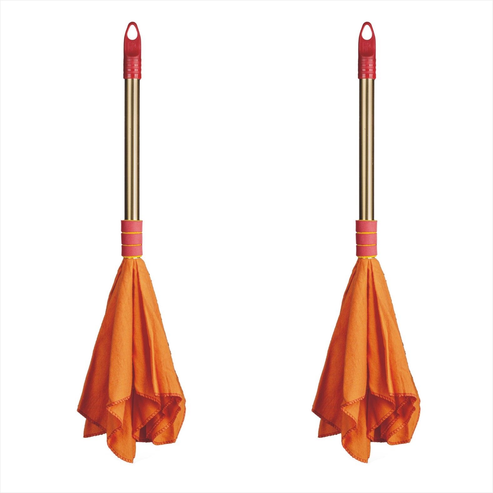 vimal Combo Set of 2 Units of Dusters ( Dusting Cloth with Golden Handle) Dry Duster Set-picture-26