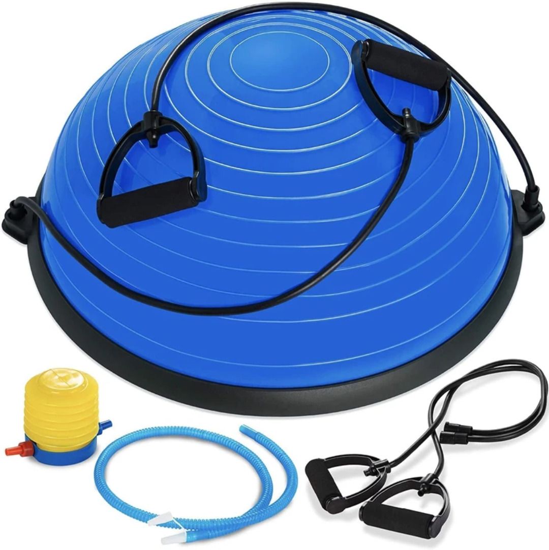 Half ball balance board (Bosu Ball) with pump Home Gym Combo-image-6