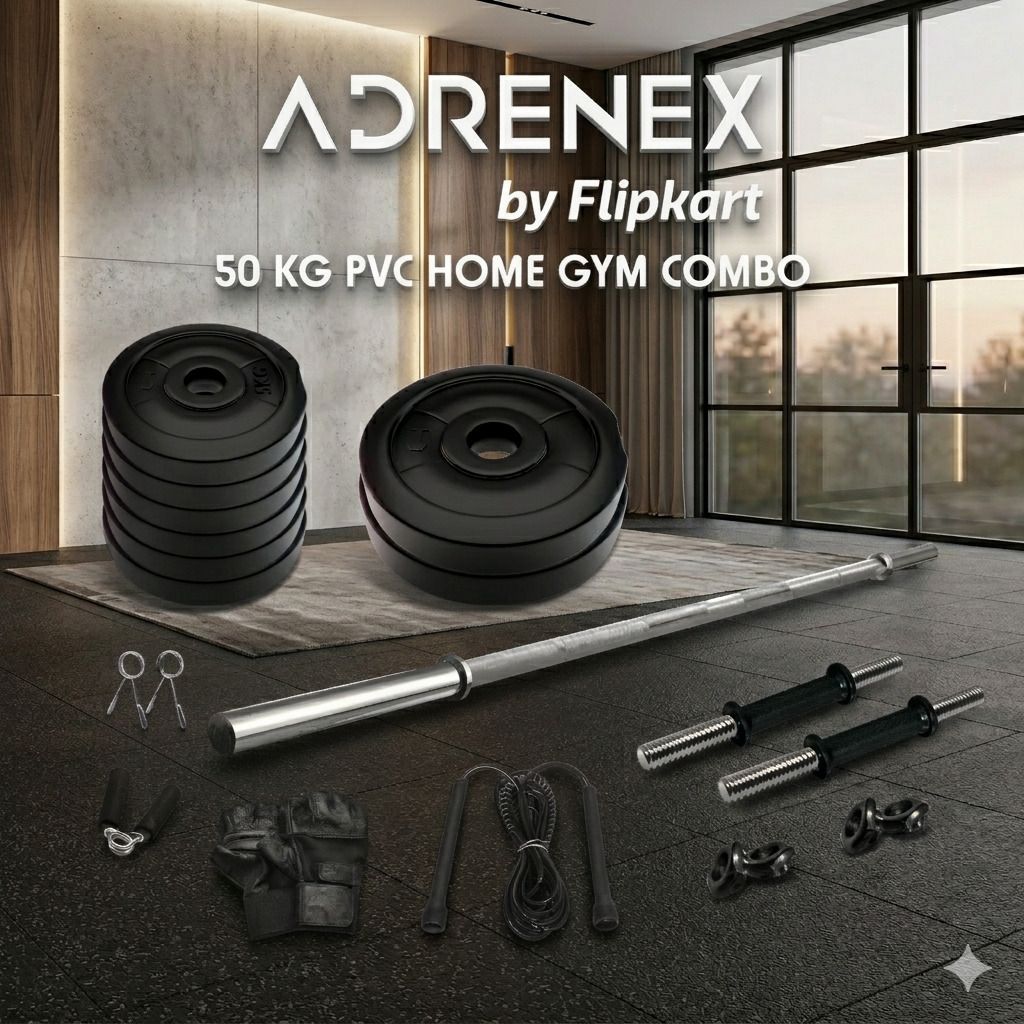adrenex 50 kg KG COMBO 9-WB Home Gym Kit Home Gym Combo-picture-16