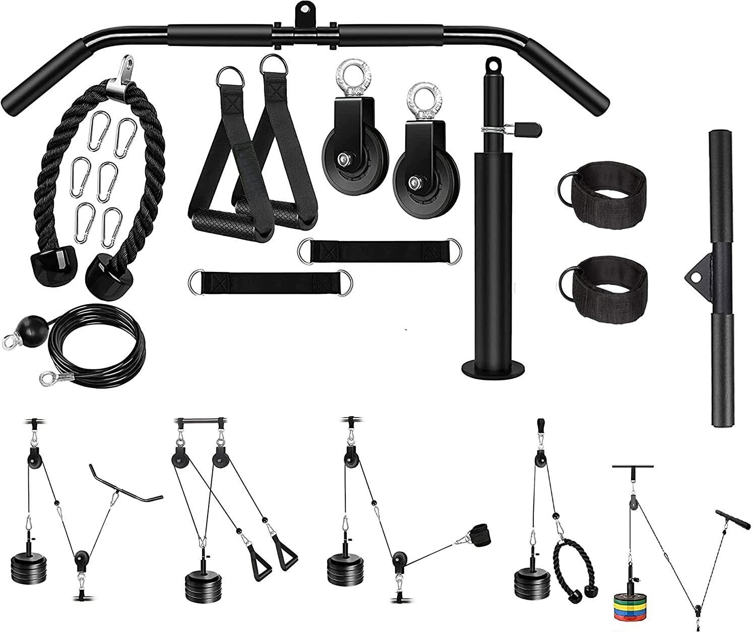 iris Weight Cable Pulley System Gym, Home Gym Combo-picture-34