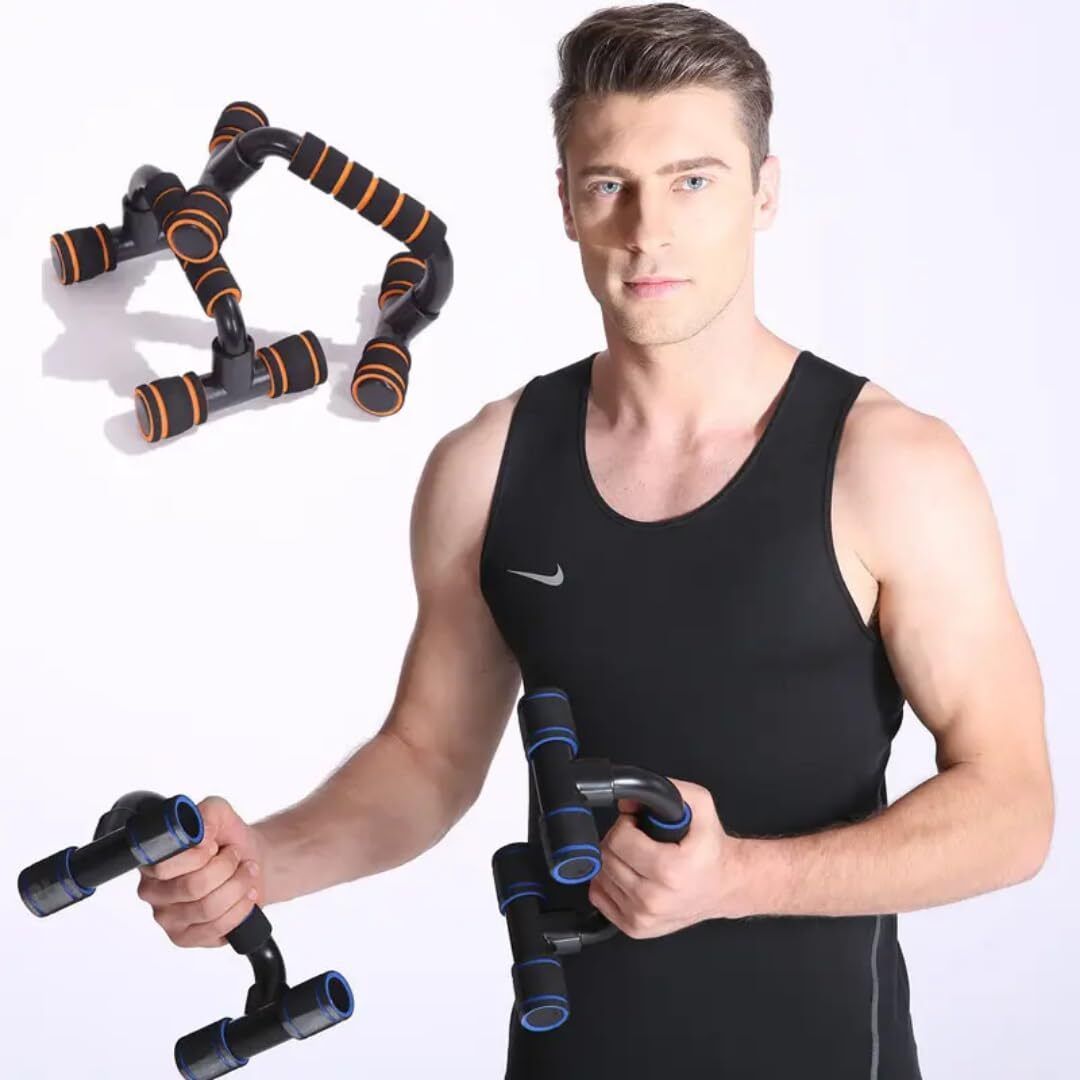 0.3 kg Gym Exercise Equipment Fitness 1 Pair Pushup Handles with Cushioned Foam Home Gym Combo-image-46