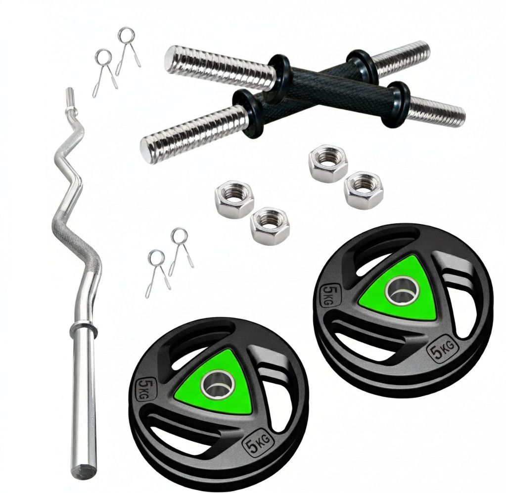 adrenex 20 kg PROFESSIOANL 20 KG 3 FT Home Gym Combo-picture-42