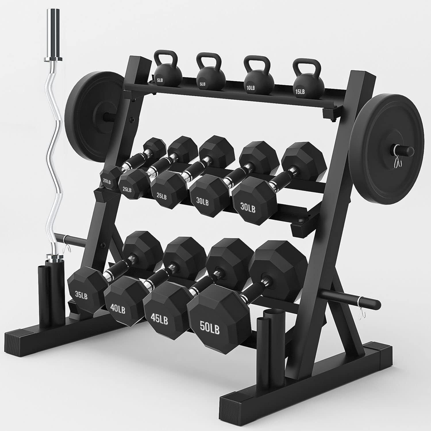 iris 150 kg Multifunctional Weight Rack for Home Gym Suitable for Dumbbell Home Gym Combo-picture-32