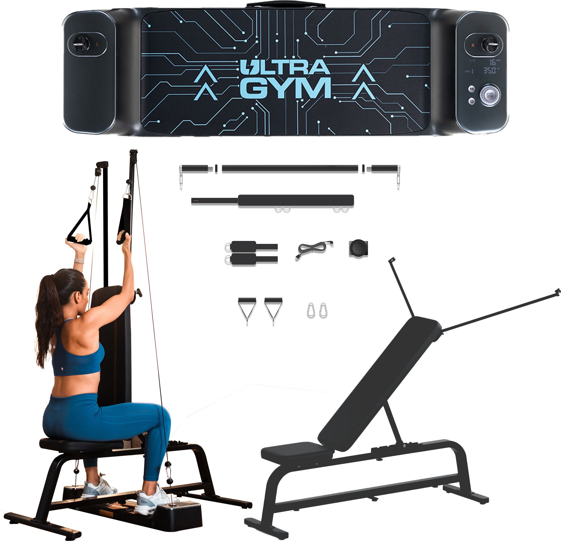 70 kg The Portl UltraGym Ultimate Combo Home Gym Combo-image-44