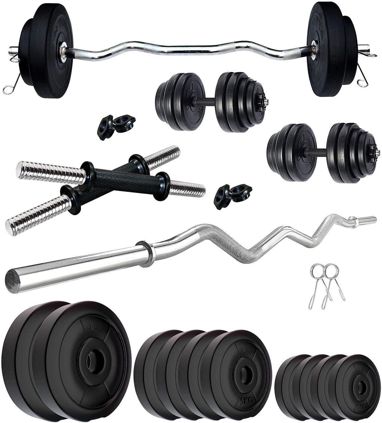 adrenex 50 kg 50 KG 3FT HOME GYM COMBO Home Gym Combo-picture-47