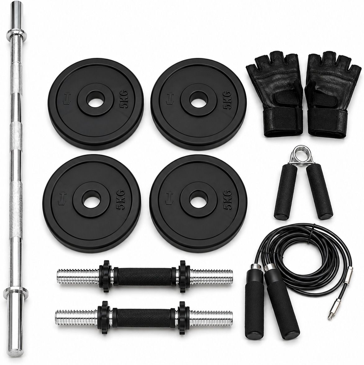 adrenex 20 kg PVC KG COMBO 9-WB Home Gym Kit Home Gym Combo-picture-18