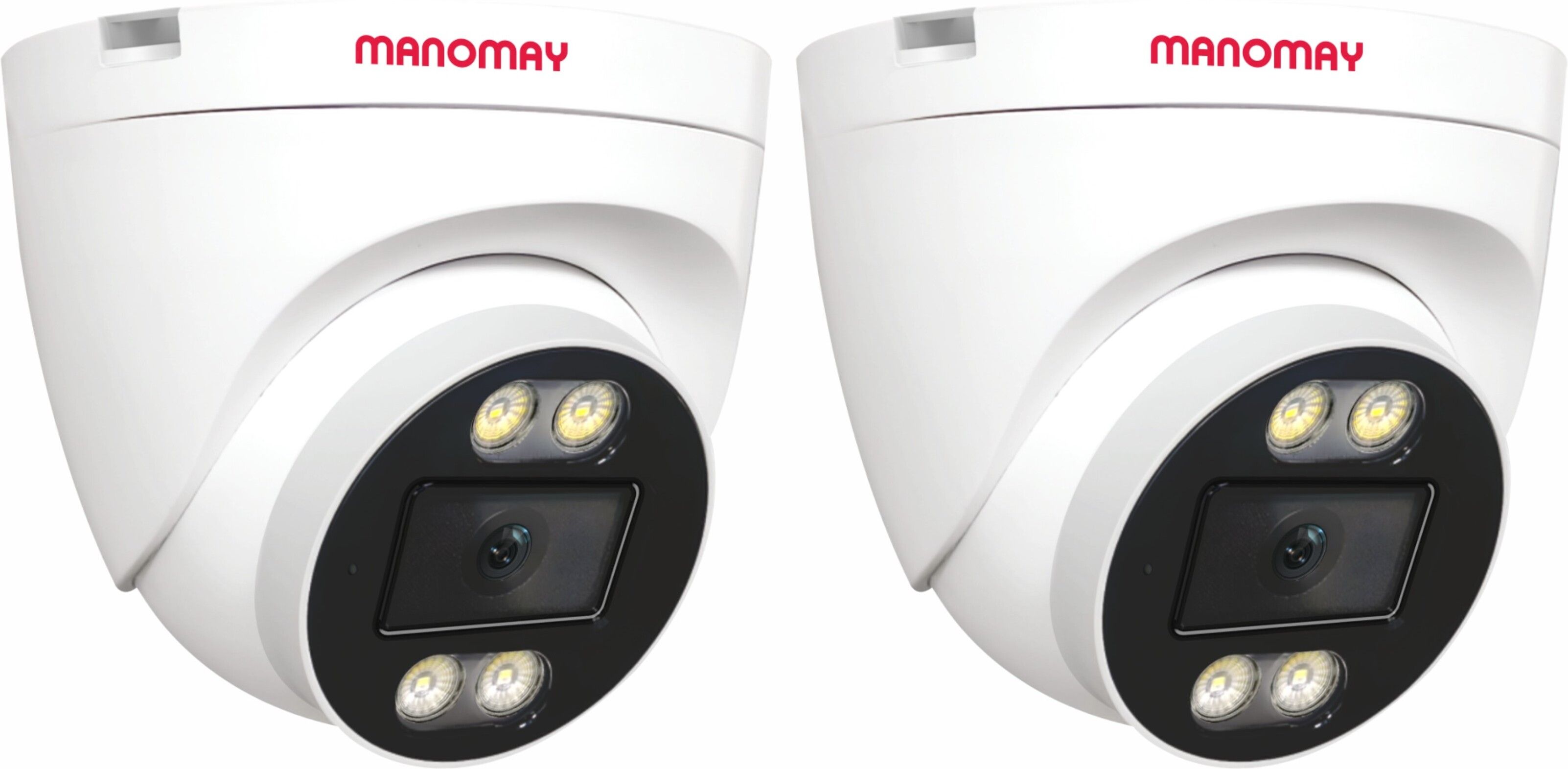 Manomay Pack of 2 BIS STQC Certified 3MP 4G SIM Dome AI Human Detection Security Camera-picture-10
