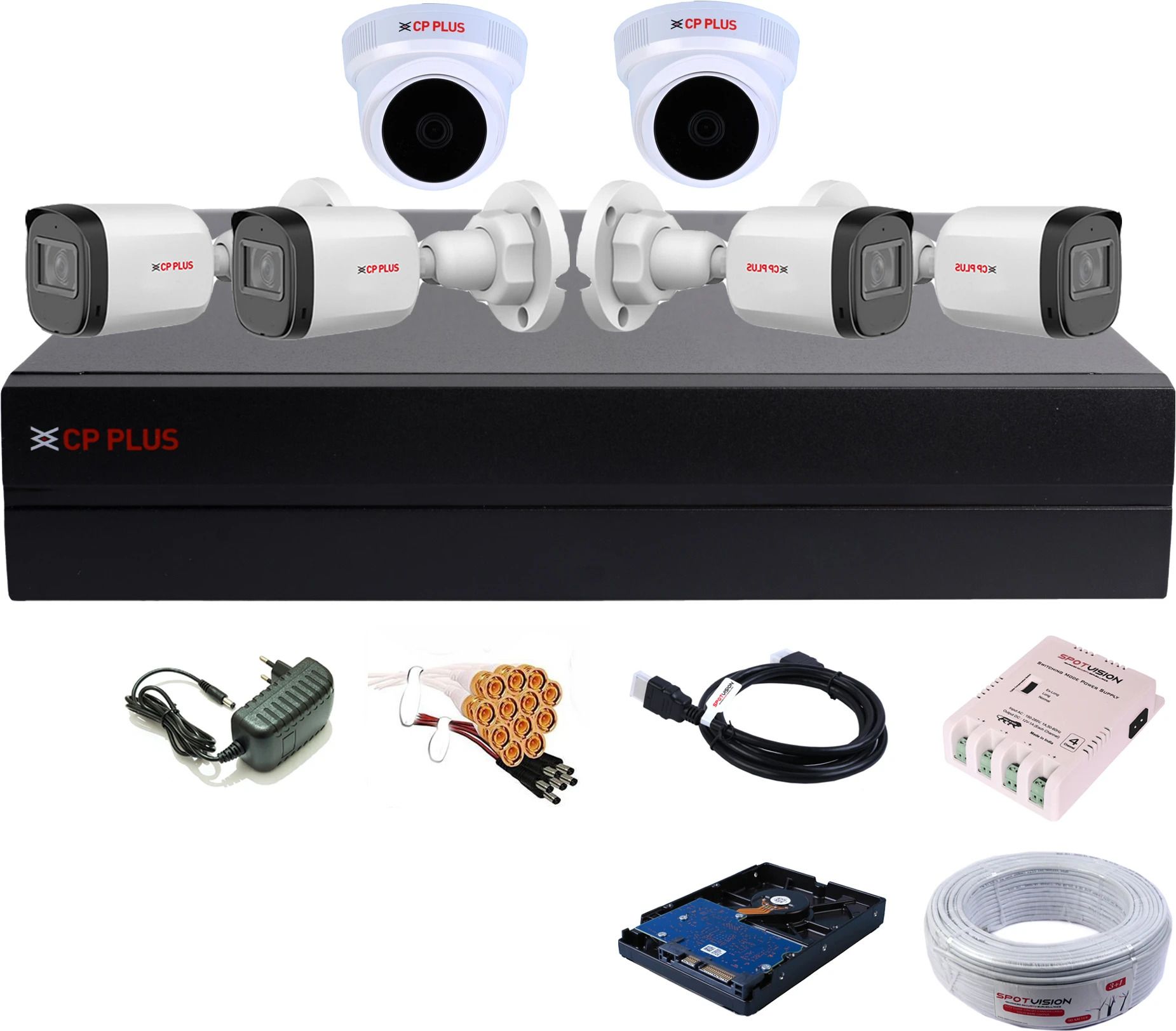 CP PLUS 8 Channel HD DVR 1080P,Higher Resolution 2.4MP HD Outdoor & Indoor,C12 Security Camera-picture-15
