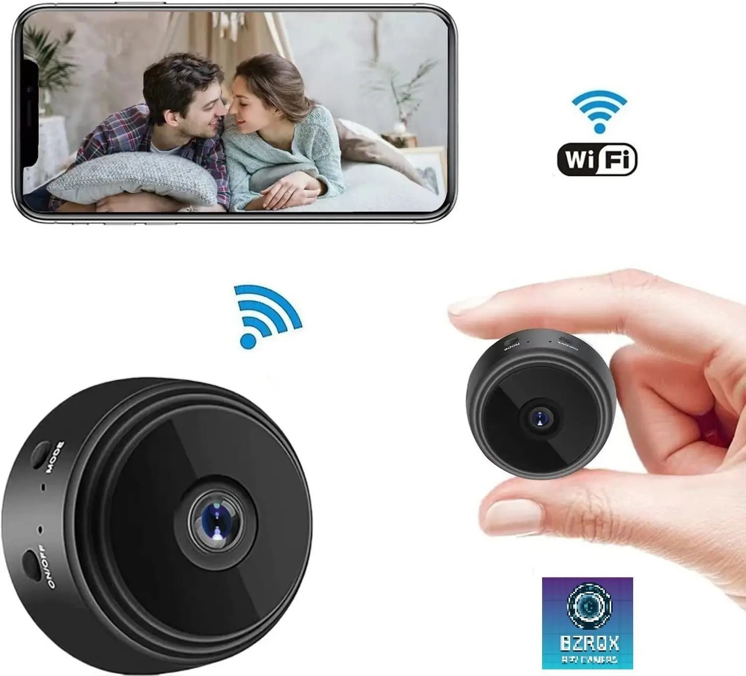 PERAMISYM Spy Ip CCTV Mini Wireless Spy Camera with Motion Detection for Car & Home Spy Camera